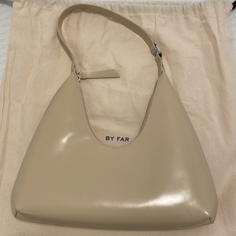 BY FAR Amber leather shoulder bag - Picture 3 of 7